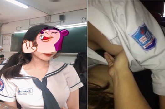 Clip sex cô học sinh nóng bỏng khiến bạn trai mê mẩn không rời