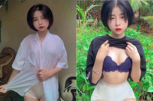 Cô gái tóc ngắn quyến rũ trong giấc mơ tình ái